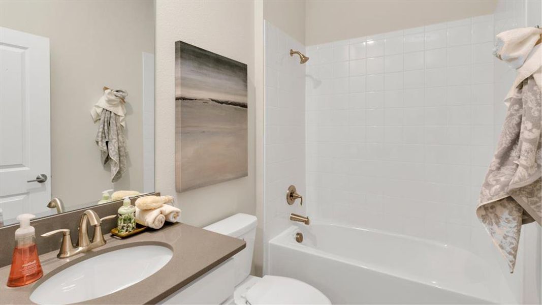 Furnished interior view inside a new home in Bridgewalk, St. Cloud (Image 7). Furnished interior view inside a new home in Bridgewalk, St. Cloud (Image 7).