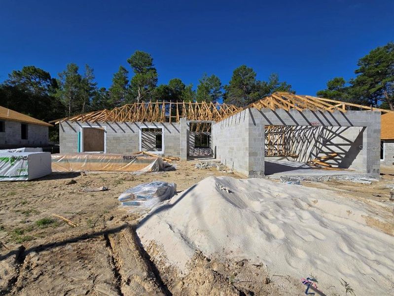 In-progress construction of a new home in , Inverness, FL (Image 17).