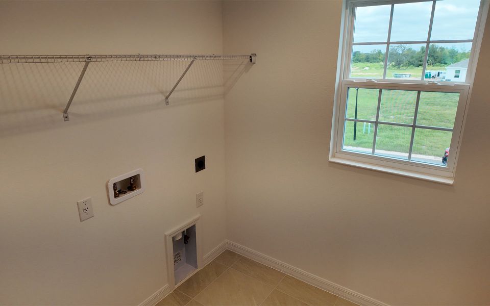 Spacious and Functional Laundry Area in Central Florida House