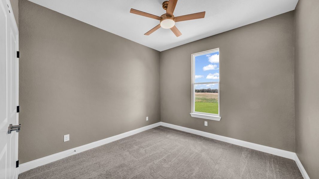 Representative unfurnished interior of a home built from the Clementine by Zeal Home Builders in Saddle Crest Estates, Weatherford (Image 69).