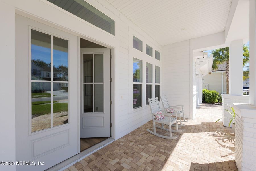 Exterior details and patio area of a home in Nocatee, Ponte Vedra (Image 29).