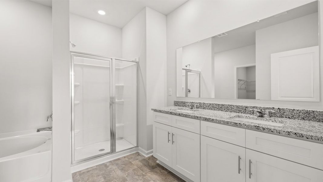 Furnished interior view inside a new home in Highland Hills, Graniteville (Image 8).