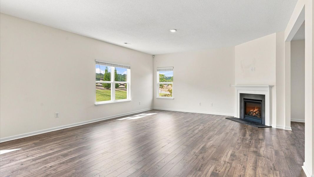 Spacious, unfurnished interior of a new home in Mary's Pointe, Clinton (Image 24). Spacious, unfurnished interior of a new home in Mary's Pointe, Clinton (Image 24).