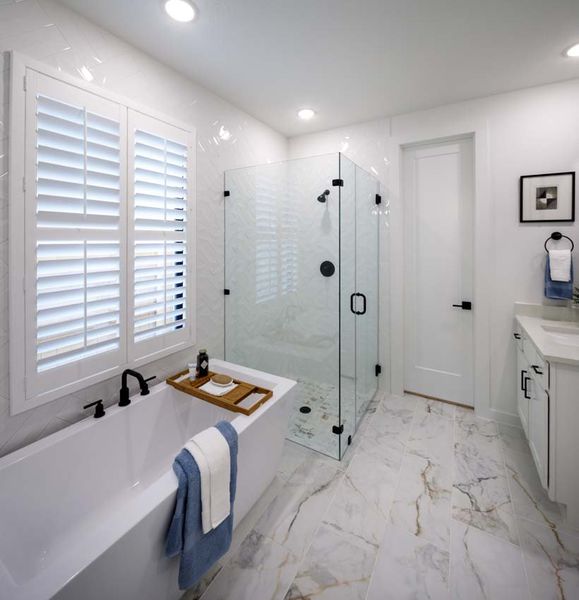 Representative Primary Bathroom - some options shown