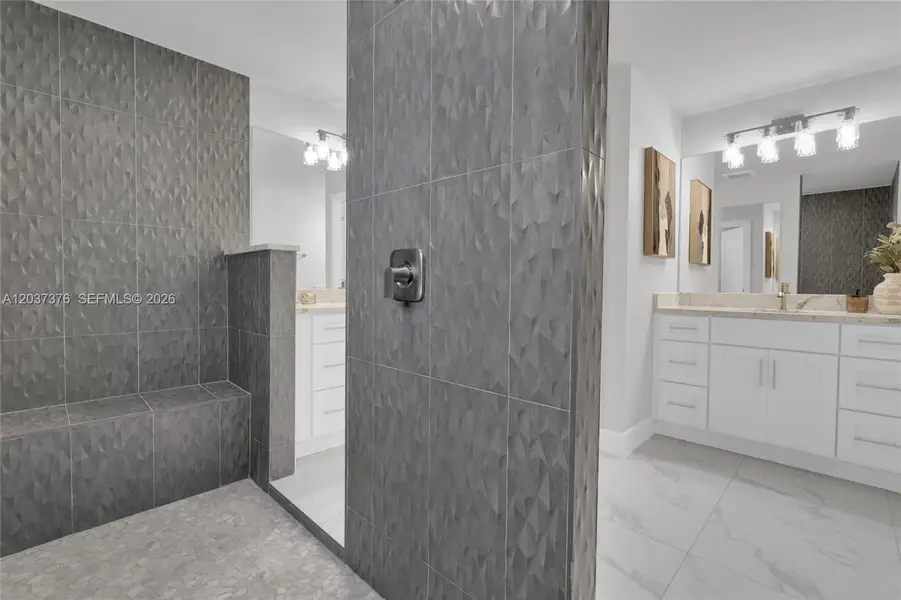 Furnished interior view inside a new home in , Lehigh Acres (Image 18).
