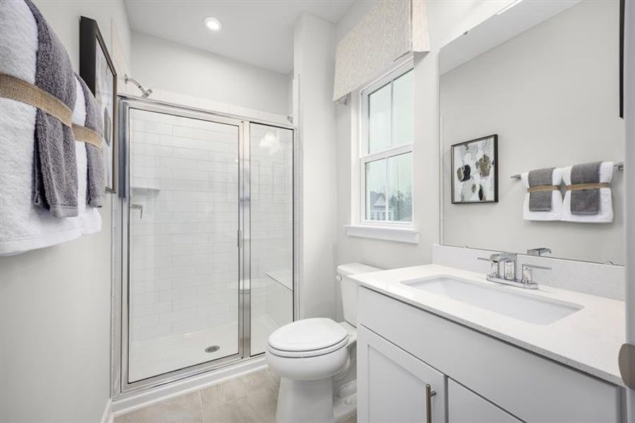 Furnished interior view inside a new home in Edenbrook, Charlotte (Image 14).