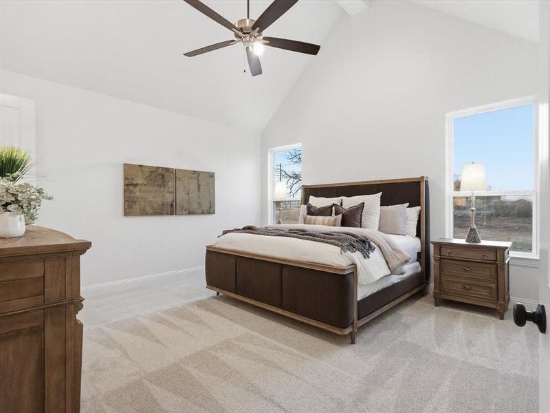 Furnished interior view inside a new home in , Azle (Image 34).