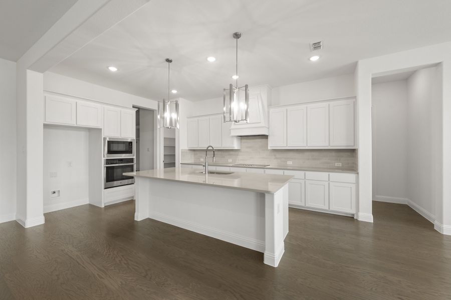 Furnished interior view inside a new home in Mockingbird Hills - Premiere Series, Joshua (Image 6).