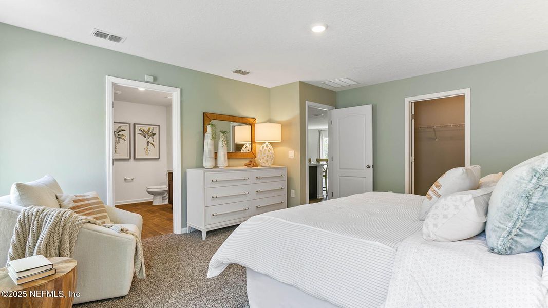 Furnished interior view inside a new home in Sawmill Branch Express, Palm Coast (Image 18). Furnished interior view inside a new home in Sawmill Branch Express, Palm Coast (Image 18).