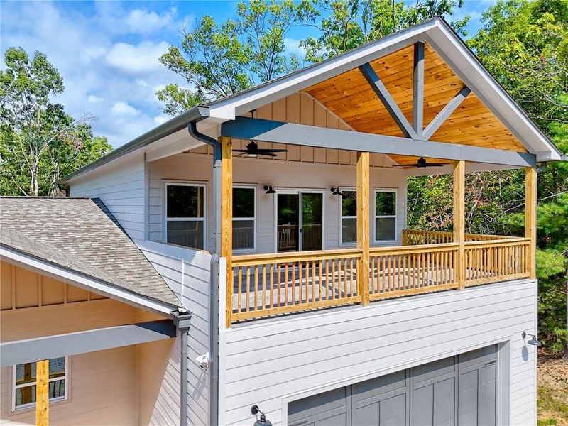 Exterior details and patio area of a home in , Clayton (Image 61).