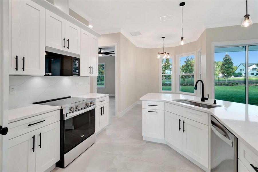 Furnished interior view inside a new home in , Montverde (Image 7). Furnished interior view inside a new home in , Montverde (Image 7).