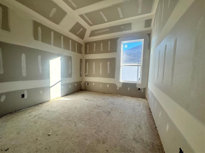 Actual progress of your home.