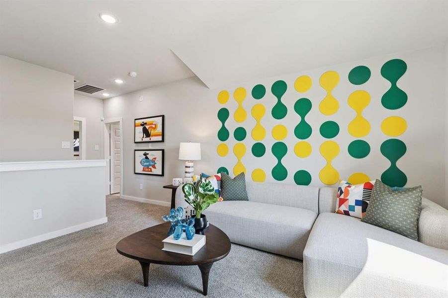 Furnished interior view inside a new home in Eastridge, McKinney (Image 24).