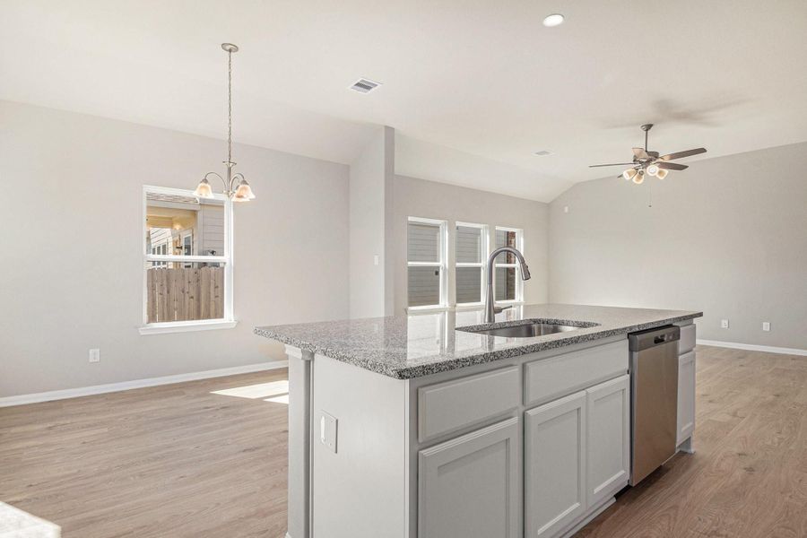 Furnished interior view inside a new home in Clear View Estates, Willis (Image 11).