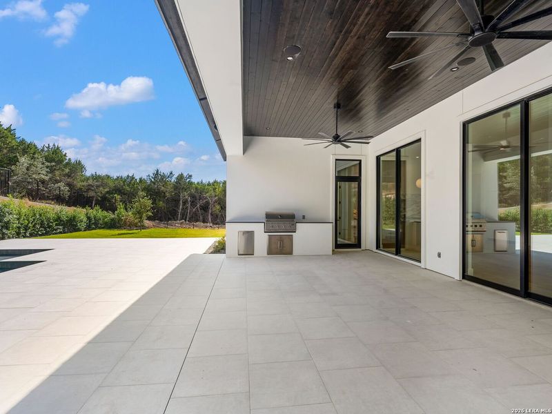 Exterior details and patio area of a home in , San Antonio (Image 34).