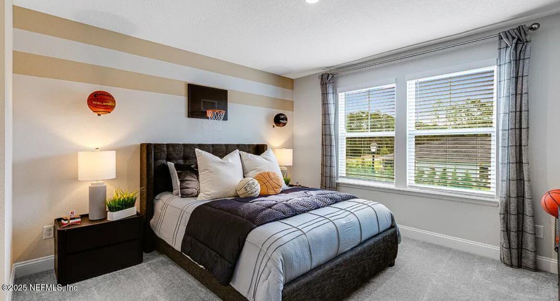 Furnished interior view inside a new home in Russell Retreat, Green Cove Springs (Image 17). Furnished interior view inside a new home in Russell Retreat, Green Cove Springs (Image 17).