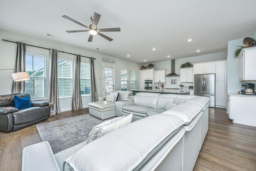 Furnished interior view inside a new home in , Summerville (Image 18). Furnished interior view inside a new home in , Summerville (Image 18).