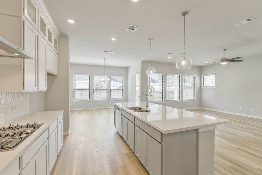 Furnished interior view inside a new home in Summer Place  35', Montgomery (Image 8).
