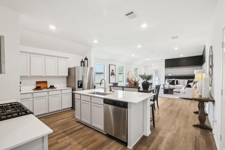Furnished interior view inside a new home in Mill Creek, Magnolia (Image 5).