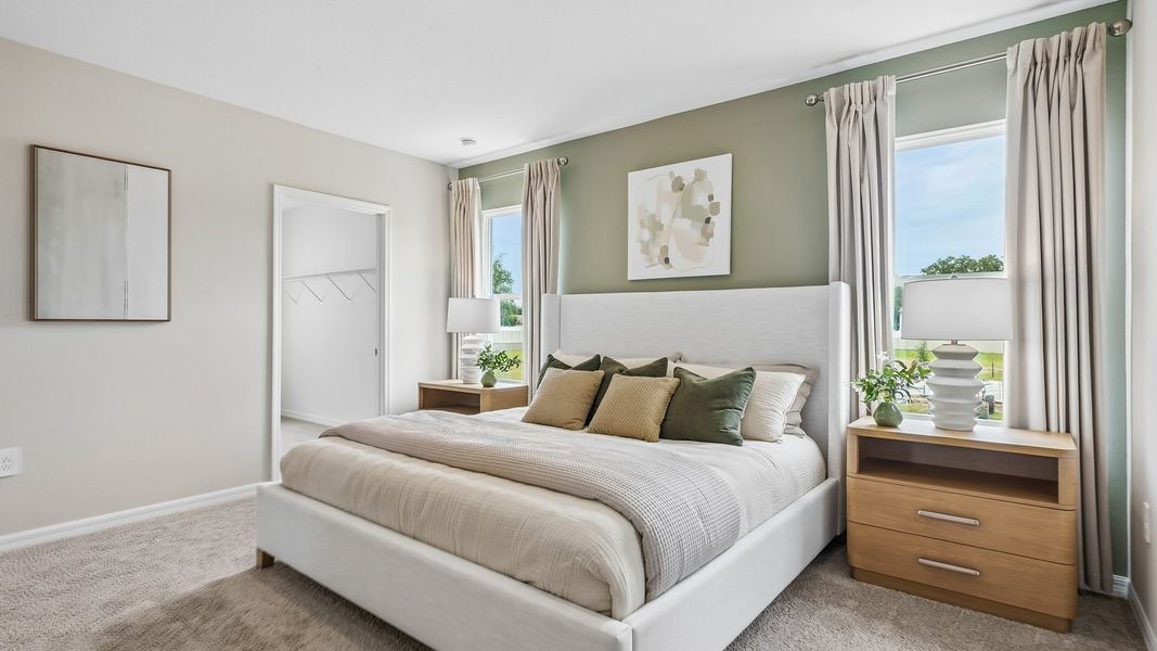 Furnished interior view inside a new home in Northwater at Two Rivers, Zephyrhills (Image 35).