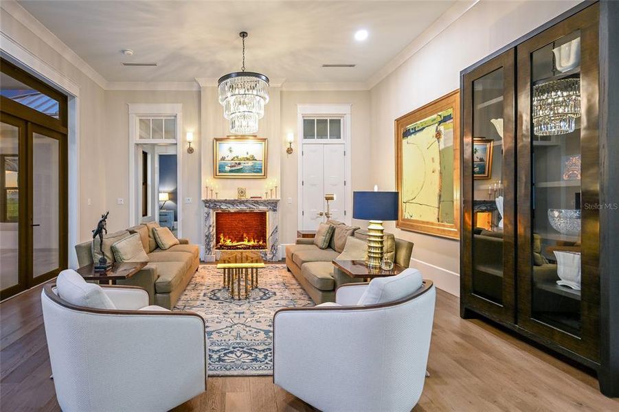 Furnished interior view inside a new home in , Palmetto (Image 17).