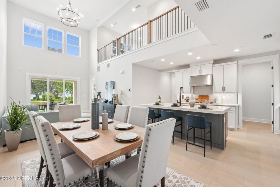 Furnished interior view inside a new home in , St. Johns (Image 3).