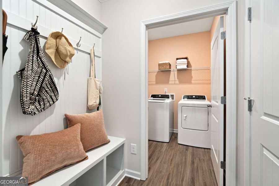 Furnished interior view inside a new home in Maddox Station, Eatonton (Image 8).