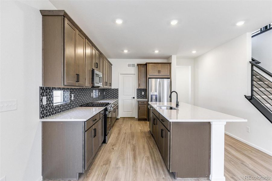 Furnished interior view inside a new home in Terrain Oak Valley, Castle Rock (Image 5).