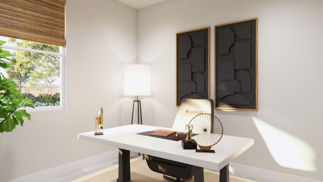 Representative furnished interior of a home built from the Nicholas by Risewell Homes in Sage Collection – Freedom at Anthem, Kyle (Image 12).