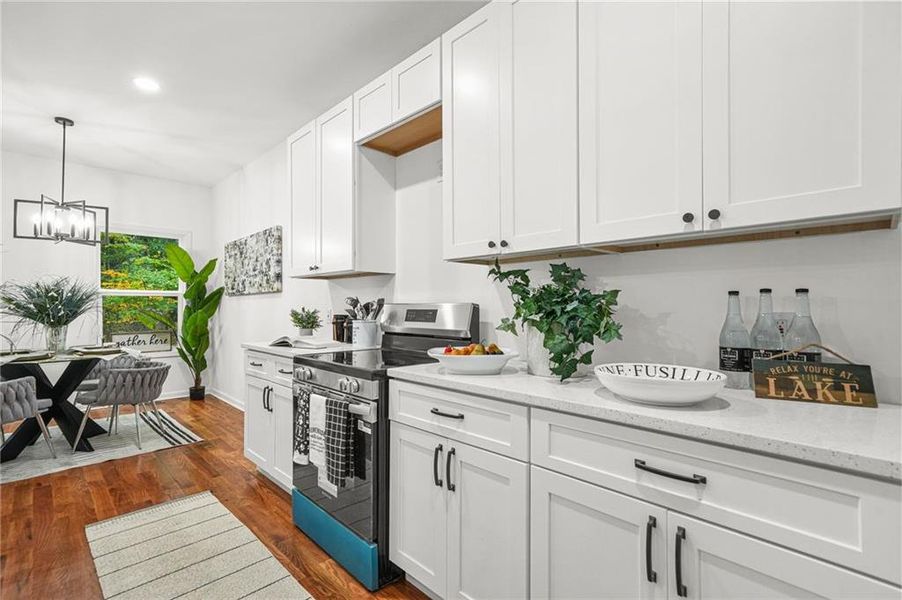 Furnished interior view inside a new home in , Gainesville (Image 37).