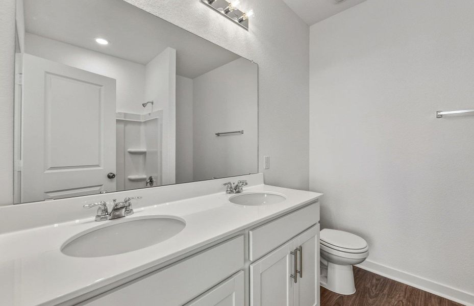 Furnished interior view inside a new home in Sonterra, Jarrell (Image 6).