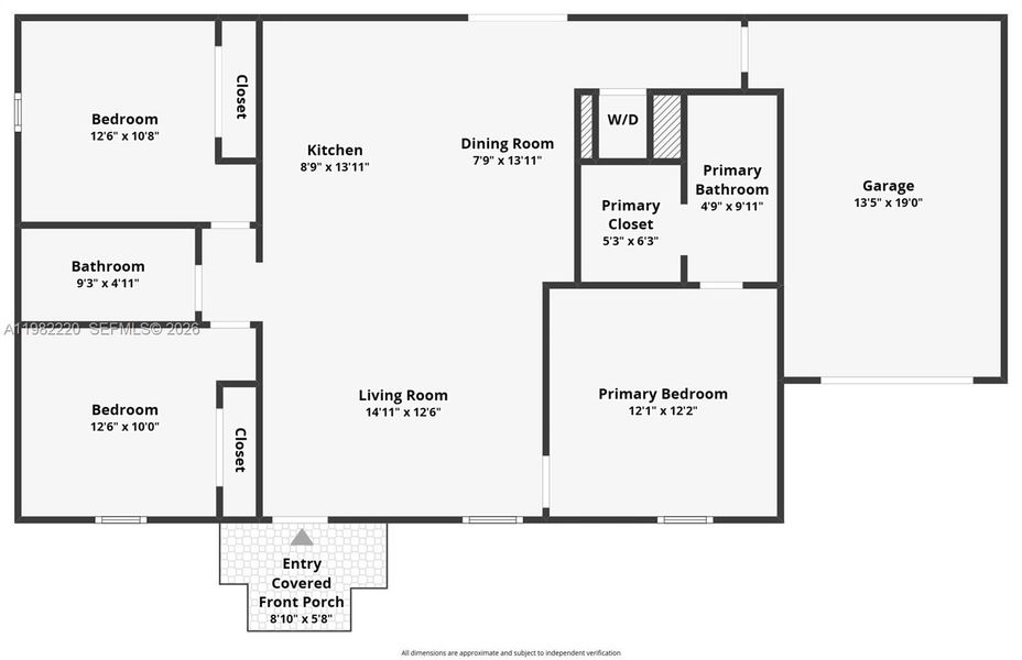 2D floor plan layout of this home in , Palm Bay, FL (Image 5).