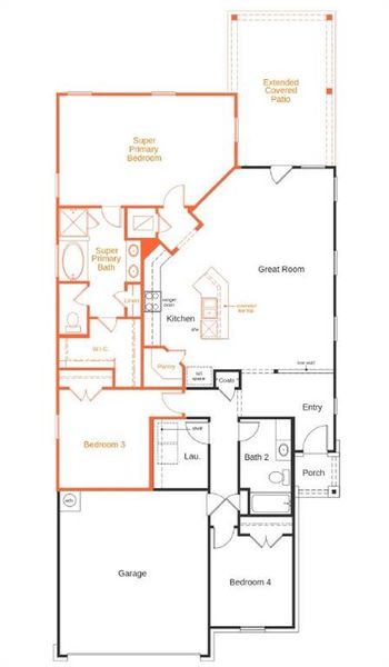 Actual floorplan of home