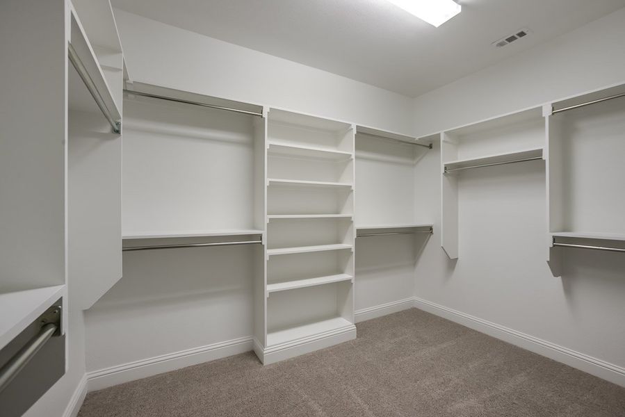 Plan 1136 Primary Closet Representative Image