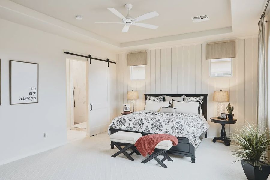 Furnished interior view inside a new home in Valencia at Granite Vista, Waddell (Image 8).