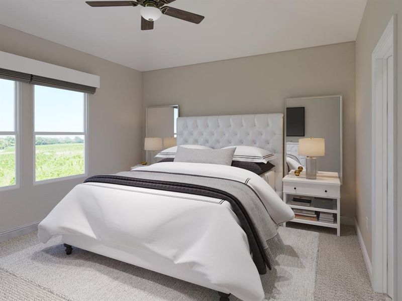 Furnished interior view inside a new home in Lakehaven - Premier Series, Farmersville (Image 3). Furnished interior view inside a new home in Lakehaven - Premier Series, Farmersville (Image 3).