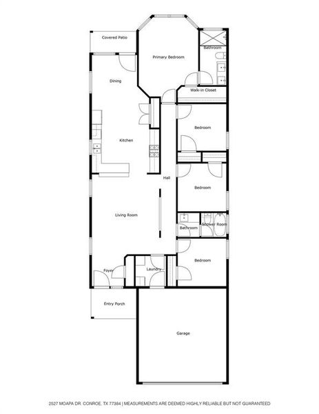 2527 Moapa Dr. Conroe, Tx 77384 | Measurements Are Deemed Highly Reliable But Not Guaranteed