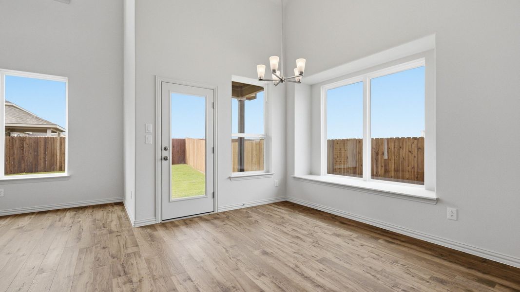 Furnished interior view inside a new home in Churchill, Anna (Image 14). Furnished interior view inside a new home in Churchill, Anna (Image 14).