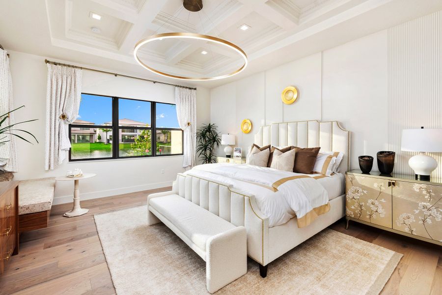 Representative furnished interior of a home built from the Sumatra Grand by GL Homes in Lotus Edge, Boca Raton (Image 12).