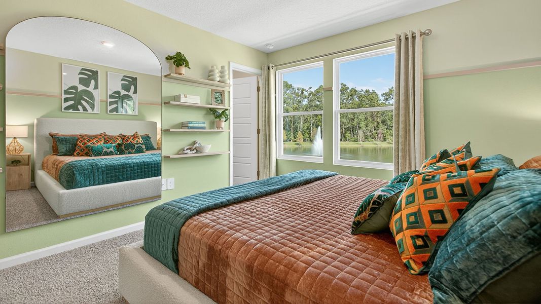 Furnished interior view inside a new home in Trout River, Jacksonville (Image 18).