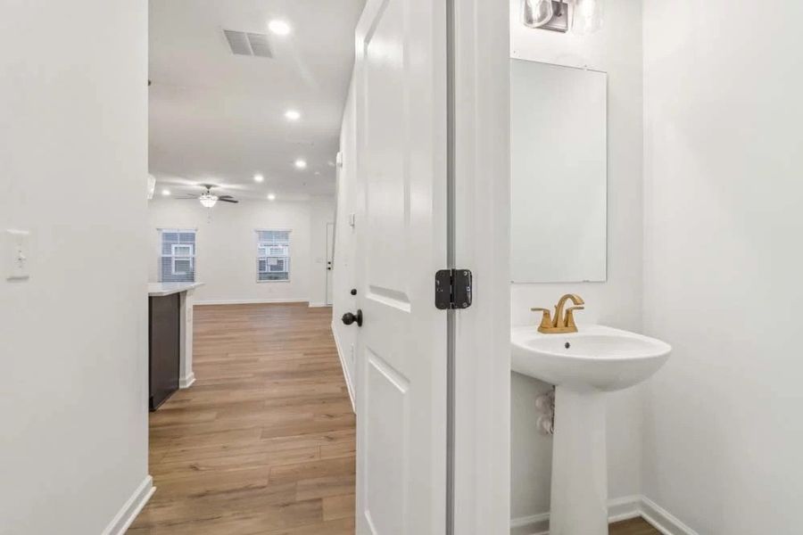 Powder Bathroom on First Floor