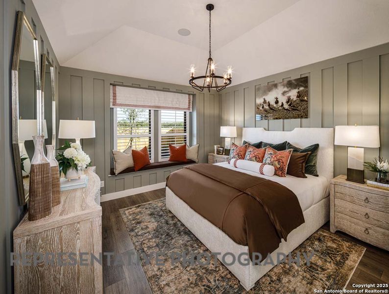 Furnished interior view inside a new home in , Castroville (Image 33).