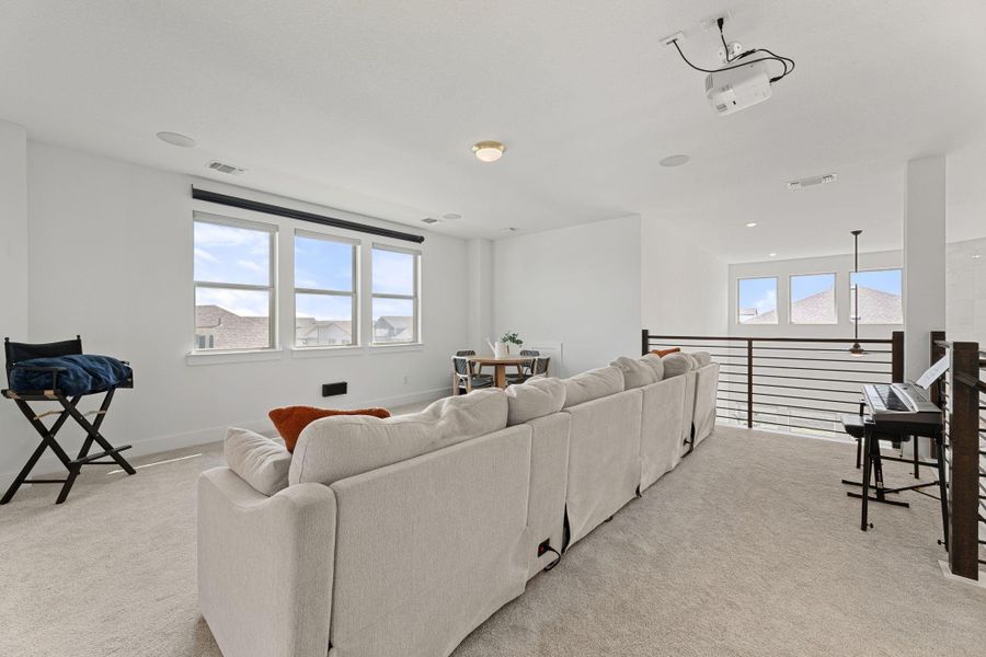 Furnished interior view inside a new home in , Austin (Image 18). Furnished interior view inside a new home in , Austin (Image 18).