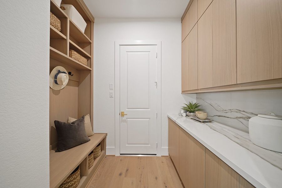 Furnished interior view inside a new home in COLTON - Fedrick Harris, Todd Mission (Image 35).