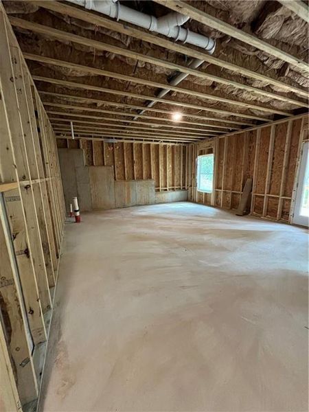 In-progress construction of a new home in Cascade Ridge at Niskey Lake, Atlanta, GA (Image 32).