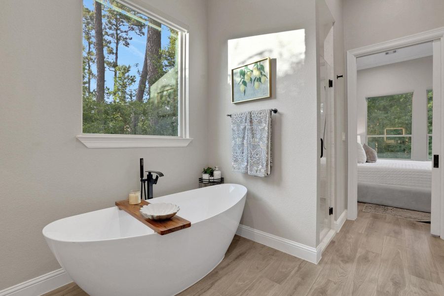 Furnished interior view inside a new home in , Tomball (Image 36).