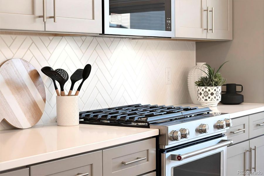 Close-up of interior finishes inside a home in , Denver (Image 18).