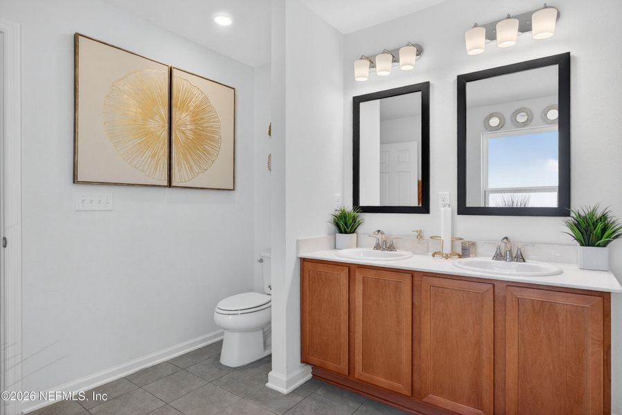 Furnished interior view inside a new home in , Jacksonville (Image 36).