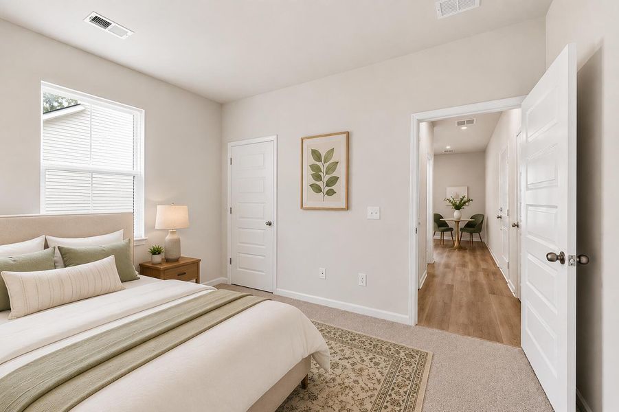 Furnished interior view inside a new home in Limehouse Village: Arbor Series, Summerville (Image 38).