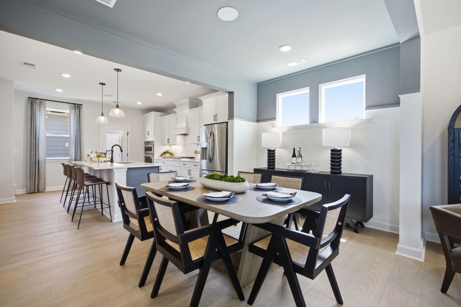 Representative furnished interior of a home built from the The Burke C by Davidson Homes LLC in Forestville Yard, Knightdale (Image 9).